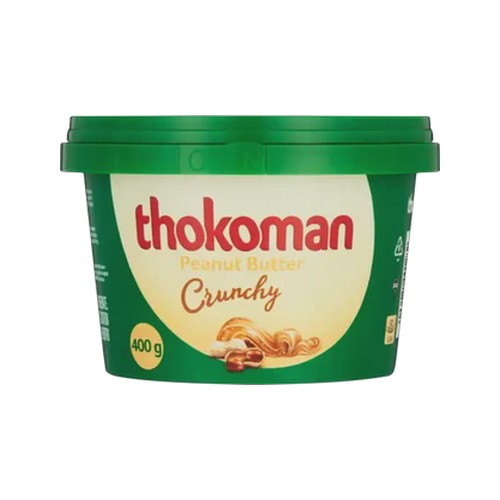 Thokoman Crunchy Peanut Butter 400g