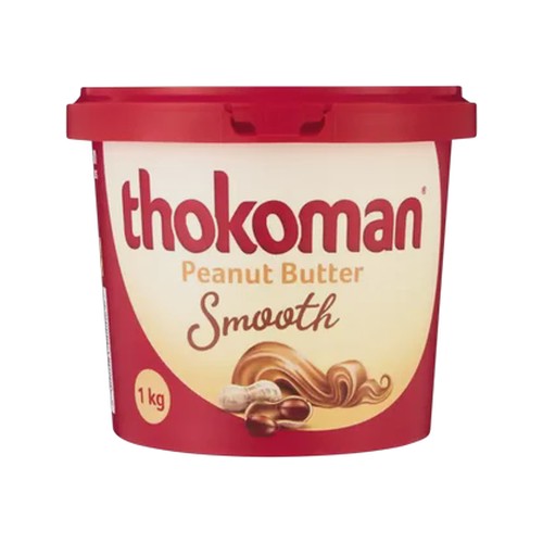 thokoman smooth peanut butter 1kg