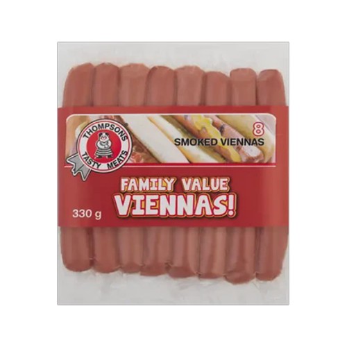 Thompsons Family Value Smoked Viennas 330g