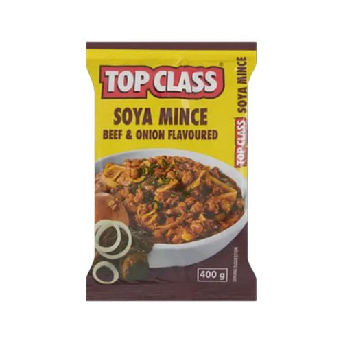top class beef & onion flavoured soya mince 400g