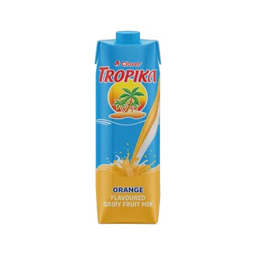 tropika orange flavoured dairy fruit mix 1l