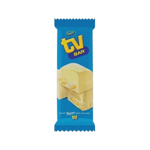 Tv Bar White Chocolate Slab 80g