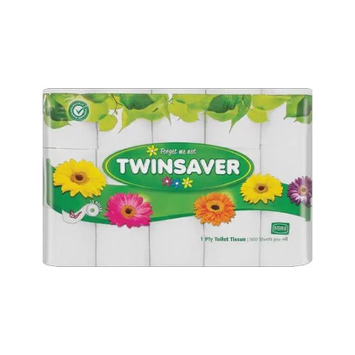 twinsaver 1 ply toilet rolls 15 pack