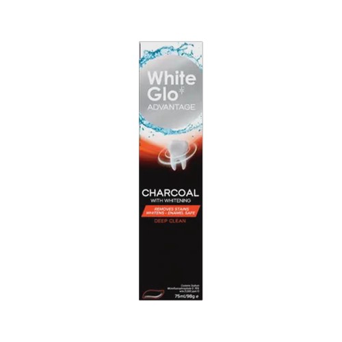 white glo advantage charcoal toothpaste 75ml