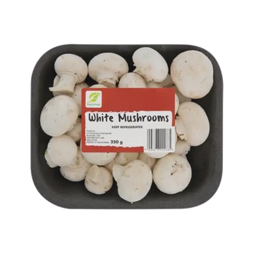 white mushrooms 250g