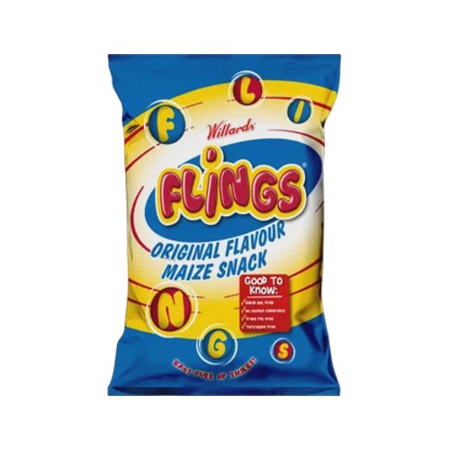 Willards Flings Original Flavour Maize Snack 90g