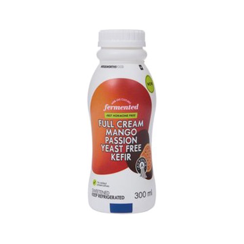 Ayrshire Full Cream Mango Passion Yeast Free Kefir 300 ml