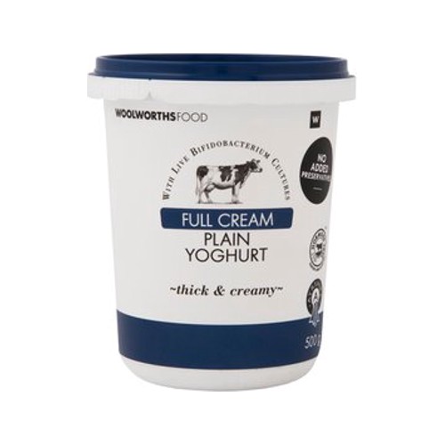 Ayrshire Full Cream Plain Yoghurt 500 g