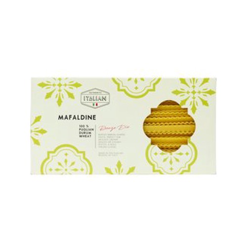 Bronze Die Mafaldine or Ruffled Ribbon Shaped Pasta 500 g