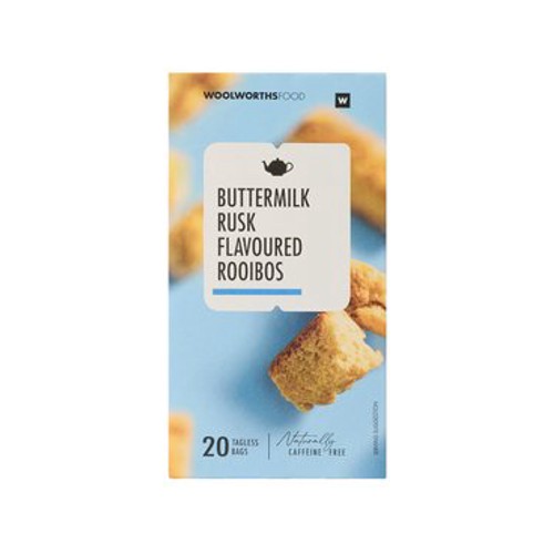 Buttermilk Rusk Flavoured Rooibos Tagless Bags 20 pk