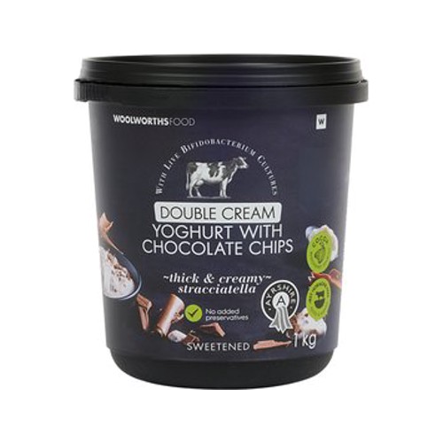 Double Cream Ayrshire Yoghurt with Chocolate Chips 1 kg