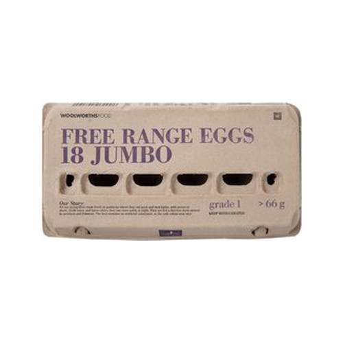 free range jumbo chilled eggs 18 pk