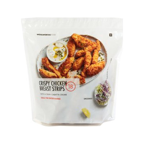 Frozen Crispy Chicken Breast Strips 1 kg