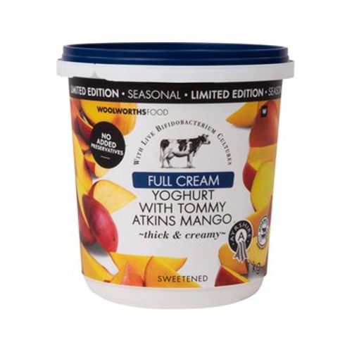 Full Cream Ayrshire Yoghurt with Tommy Atkins Mango 1 kg