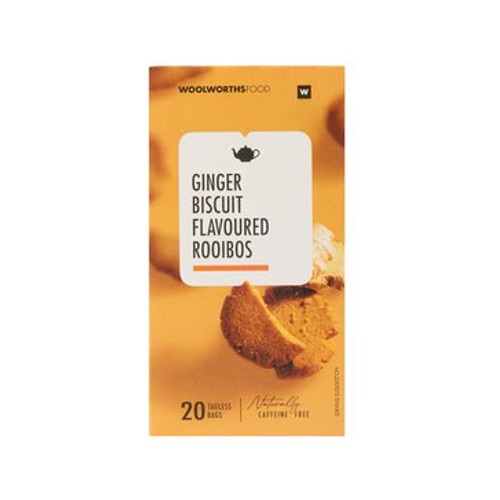 Ginger Biscuit Flavoured Rooibos Tagless Bags 20 pk