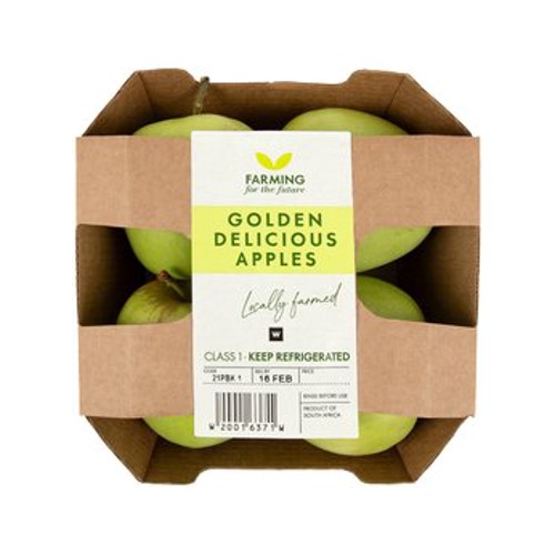Golden Delicious Apples 4 pk