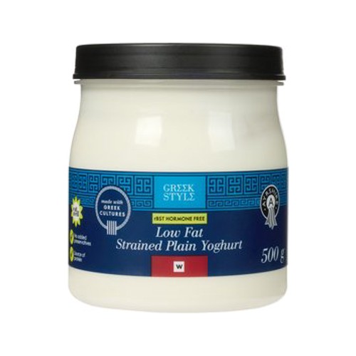 Greek Style Low Fat Strained Plain Ayrshire Yoghurt 500 g