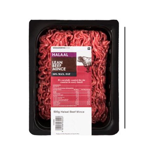 Halaal Lean Beef Mince 500 g