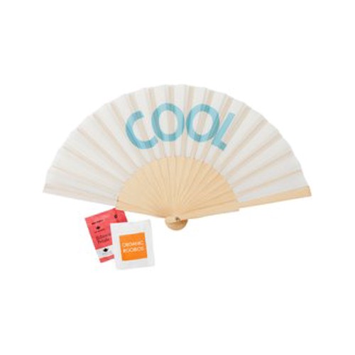 Hand Fan with Tea Bags 3 Pcs