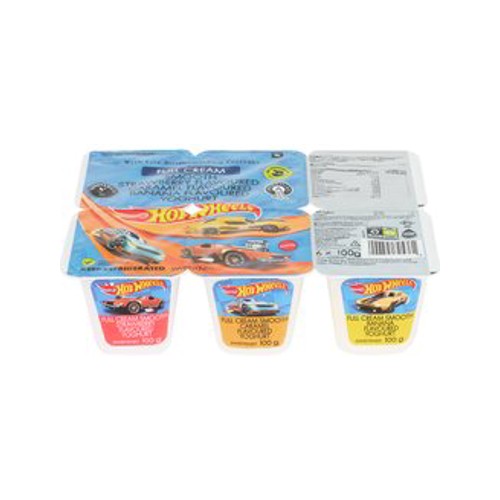 Hot Wheels Ayrshire Full Cream Smooth Flavoured Yoghurts 6 x 100 g
