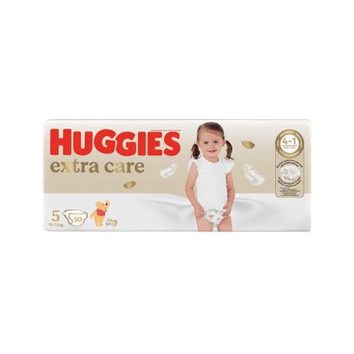 Huggies Extra Care New Baby Size 5 15 kg and Up Nappies 44 pk