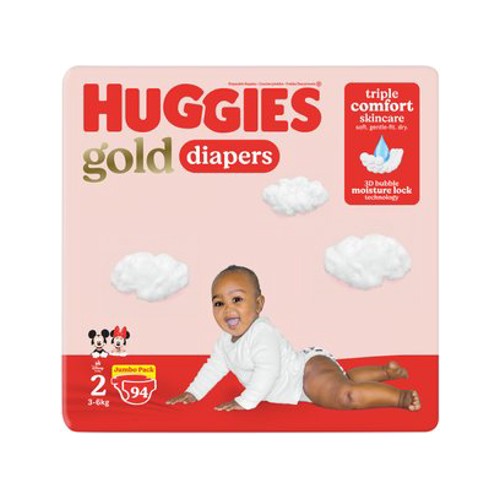 Huggies Gold Size 2 5 - 7 kg Nappies 94 pk