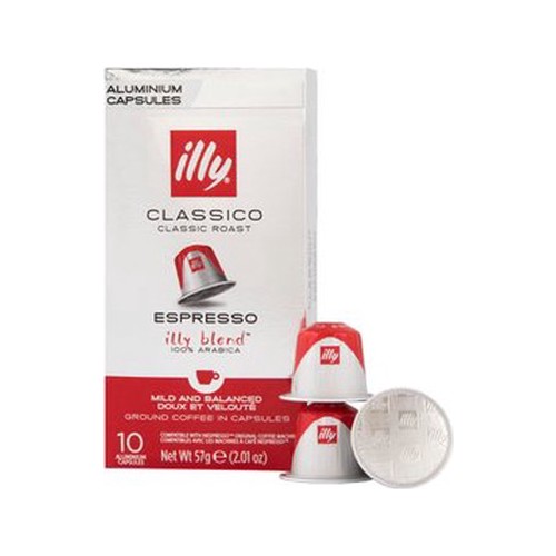 illy espresso classico roast coffee capsules 10 pk