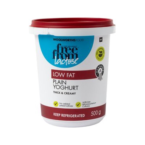 Lactose Free Low Fat Ayrshire Plain Yoghurt 500 g
