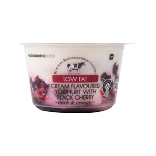 Low Fat Ayrshire Cream Flavoured Yoghurt with Black Cherry 150 g