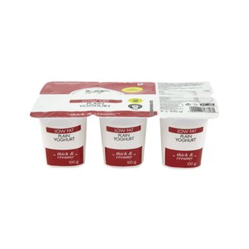 Low Fat Ayrshire Plain Yoghurt 6 x 100 g