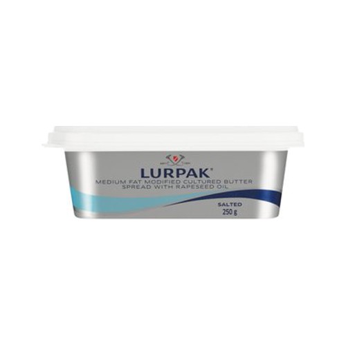 lurpak medium fat modified cultured butter spread 250 g