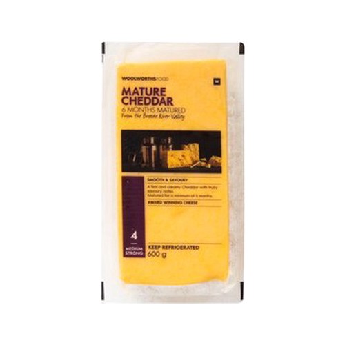 mature cheddar cheese 600 g