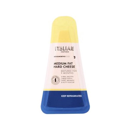 medium fat hard cheese avg 250 g
