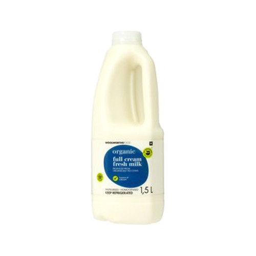 Organic Full Cream Fresh Milk 1.5 l