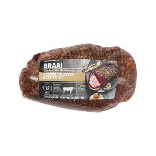 Pepper Crusted Beef Fillet Avg 800 g