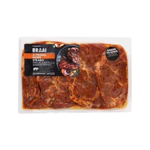Prego Pork Steaks Avg 580 g