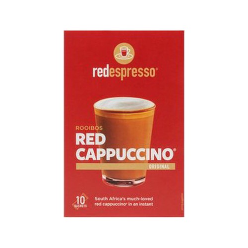 red espresso rooibos red cappuccino original sachets 10 pk