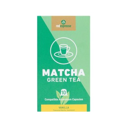 redespresso vanilla matcha green tea capsules 10 x 46 g