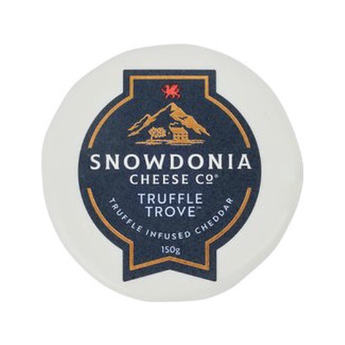snowdonia cheese co truffle trove truffle infused cheddar 150 g