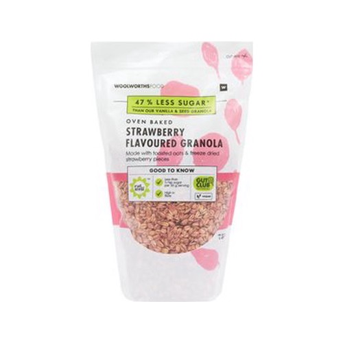 strawberry flavoured granola 750 g
