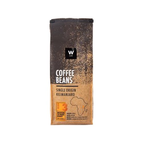 wcafe single origin kilimanjaro coffee beans 500 g